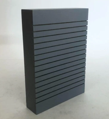 Wooden Small Message Letter Board 5X7in, Free Standing,Gray, NO LETTERS INCLUDED - Image 1 of 4