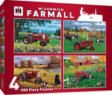 Masterpieces 4 x 500 Piece Jigsaw Puzzles - McCormick Farmall