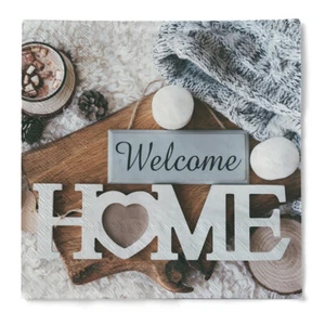 Serviette "Home" aus Tissue 33 x 33 cm, 20 Stück - Bild 1 von 4