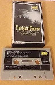 Don Cossack Choir Serge Jaroff - Midnight In Moscow 1964 Cassette West Germany - Bild 1 von 2