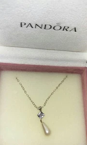 Pandora silver mother of pearl, antique - Picture 1 of 3