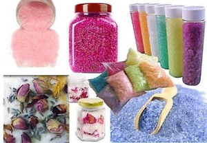 Bathing Crystals / Salts Making DIY BULK Kit - Imagen 1 de 3