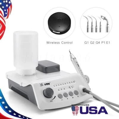 US Cavitron Dental Ultrasonic Scaler fit EMS + LED Handpiece+Tips+Bottle SK-A8 - Image 1 of 4
