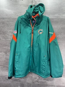 Reebok Miami Dolphins NFL Jackets Men’s Size M - Picture 1 of 19