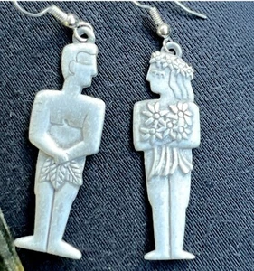 JJ Adam & Eve Earrings From the RARE Jonette Collection - Picture 1 of 1