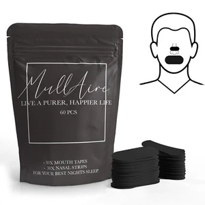 Mullaire Nasal Strips And Sleep Tape for extra flow (60pcs) - Picture 1 of 6