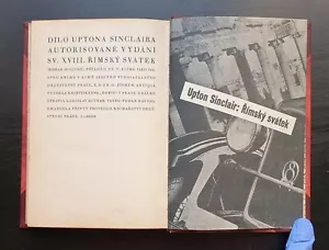 UPTON SINCLAIR - ROMAN HOLIDAY, 1932, CZECH AVANT-GARDE, LADISLAV SUTNAR DESIGN - Picture 1 of 9