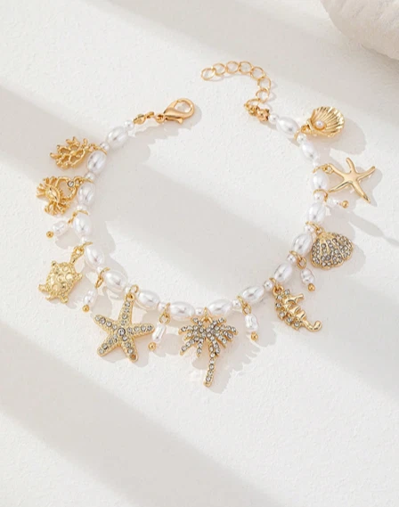 Pulsera Sealife Beach Perla Charm Foto 1 de 1