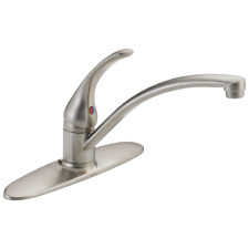 Delta Foundations Kitchen Faucet in Stainless - Certified Refurbished