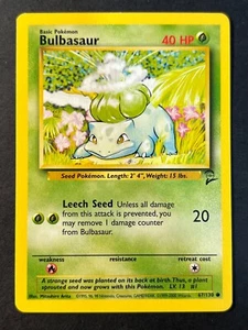 Bulbasaur 67/130 Base Set 2 common Pokemon Card TCG - WOTC - Near Mint - Picture 1 of 2