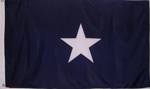 3X5 BONNIE BLAUE FLAGGE - NEU BÜRGERKRIEG - DIXIE - AUSSEN BEDRUCKTES POLYESTER - Bild 1 von 2
