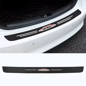 Mini JCW John Cooper Works Carbon Fibre Style Anti Scratch Boot Protector Lining - Picture 1 of 8