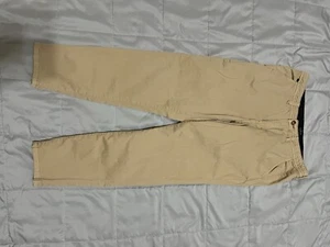 Curve Appeal Pants Women’s Khaki Size 10 Elastic Waist - Picture 1 of 6