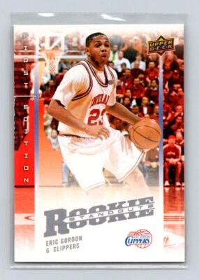 2008-09 Upper Deck First Edition #RS-EG Eric Gordon RC Rookie Clippers - Image 1 of 2