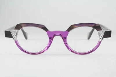 Authentic Anne et Valentin KOMPO 1779 42mm Translucent Purple Black France - Image 1 of 4