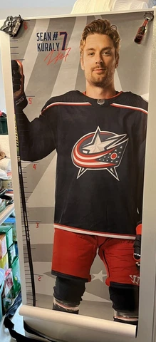Sean Kuraly Columbus Blue Jackets #7 Hockey Player Lifesize Poster New Cover