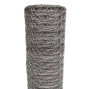Poultry Netting 2 in x 4 x 150 ft. Wire Metal Chicken Mesh Garden Plant Fence - Picture 1 of 7