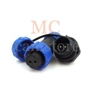 SP13 2Pin IP67 Panel Waterproof Connector Plug Socket,Industrial Power Connector - Picture 1 of 8
