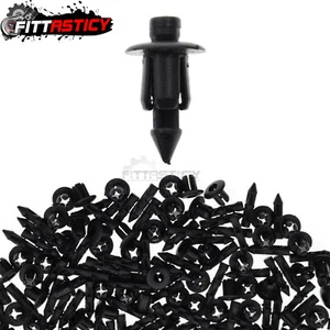 6mm For GSXR 1300 1000 750 600 Push In Type Rivets Fastener Pin Clips 100x - Bild 1 von 11