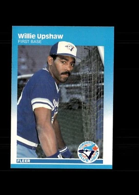 1987 Fleer - Willie Upshaw #239 - Image 1 of 2