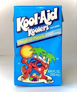 Vintage 1992 Kraft KOOL-AID KOOLERS Juice Drink Box 4” EMPTY candy container - Picture 1 of 5