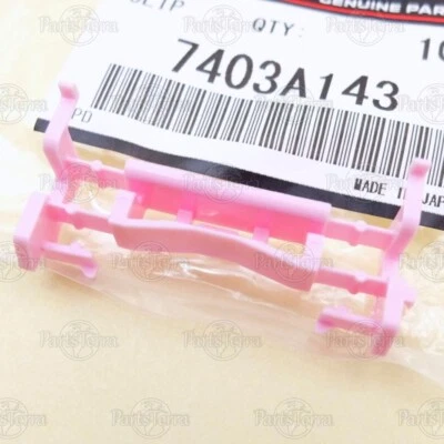 New Genuine OEM Mitsubishi OUTLANDER LANCER Pink Roof Drip Molding Clip 7403A143 - Image 1 of 4