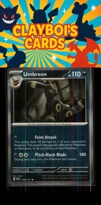 Umbreon SV: Prismatic Evolutions Pokémon 059/131 Holo Rare NM+ - Picture 1 of 2