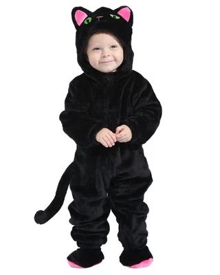 Toddler Black Cat Costume for Halloween | Infant Animal Outfit for Kids 4T - Image 1 of 4