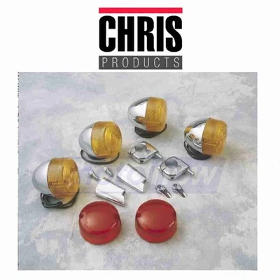 Chris Complete Marker Light Kit for 2000-2001 Harley Davidson FXSTD Softail eq — 第 1/4 张图片