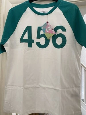 Conjunto de pijama corto mediano Squid Games Player 456 para mujer Foto 1 de 3