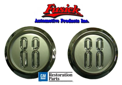 Oldsmobile Super 88 1955 guardabarros emblema número conjunto Foto 1 de 2