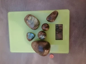 Trommelsteine, Handschmeichler, Kugeln Labradorit - Bild 1 von 1