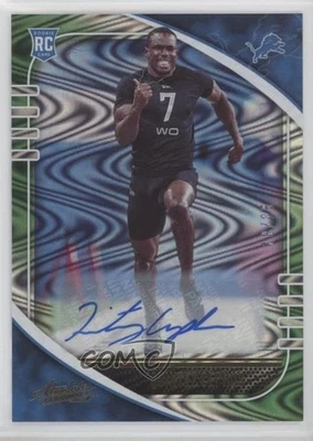 2020 Panini Absolute Signatures Green Waves /25 Quintez Cephus Rookie Auto RC - Image 1 of 2