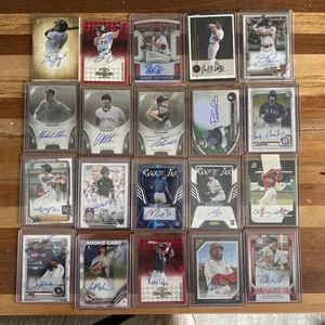 20 card Autograph Baseball Card Lot I ~ mostly no name players! Free Shipping! - Picture 1 of 6