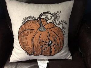 Almohada de calabaza y araña de Halloween - Imagen 1 de 6