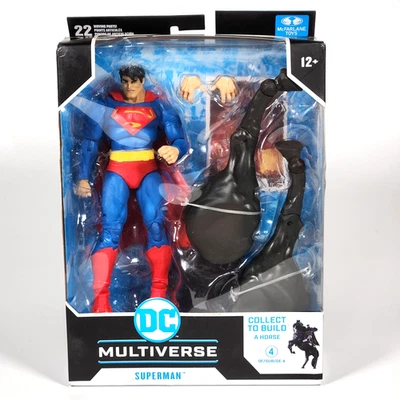McFarlane Toys DC Multiverse 超人 7 英寸人偶建造一匹马全新损坏盒 — 第 1/4 张图片