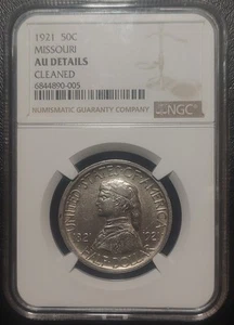 1921 Missouri Commemorative Half Dollar - AU Details - Picture 1 of 6