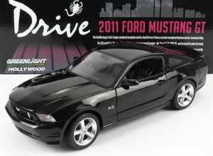 2011 Ford Mustang Gt 5.0 Black Drive Movie Car 1/18 Greenlight Us Seller HTF ! - Picture 1 of 18