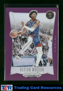 2023-24 Panini Prizm Deca #79 Peyton Watson Prizms Purple #/99 - Picture 1 of 2
