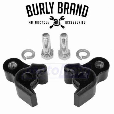 Burly Brand Lowering Blocks for 2009-2016 Harley Davidson FLHR Road King - sd - Image 1 of 4
