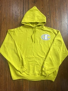 CHAMPION SUPER KAPUZE FLEECE KEGEL HOODIE GRÜN GR. 3XL - Bild 1 von 3
