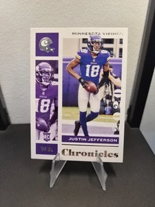 Justin Jefferson Panini Chronicles Rookie Card Minnesota Vikings NFL #62 RC - Bild 1 von 2