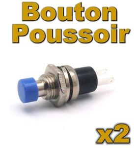 915B/2# Bouton poussoir Bleu 2 pcs - Bild 1 von 1