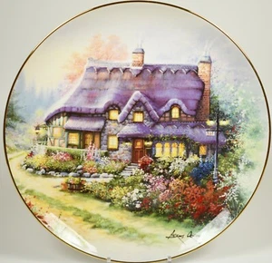 Beautiful Andres Orpinas The Cottage on Lilac Bend FM Collectors Plate - Picture 1 of 2