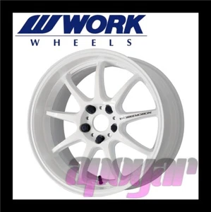 WORK EMOTION D9R WHEEL (1pcs) 18 inch 9.5J 38 5H 114.3 White (WHT) - Picture 1 of 2