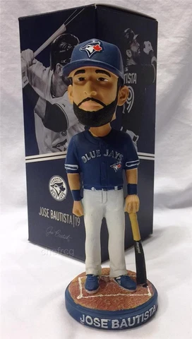 2013 TORONTO BLUE JAYS JOSE BAUTISTA BAT SIDE "SSH FLEX PACK" SGA BOBBLEHEAD NIB Cover