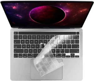 Ultra Thin Clear Keyboard Cover for Macbook Pro 13 Inch 2020-2023 M2 A2338 M1 A2 - Picture 1 of 5