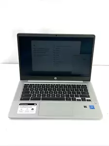 HP ChromeBook 14" FHD Laptop Celeron N4020 4GB Ram 64GB eMMC ChromeOS 134 NICE! - Picture 1 of 16