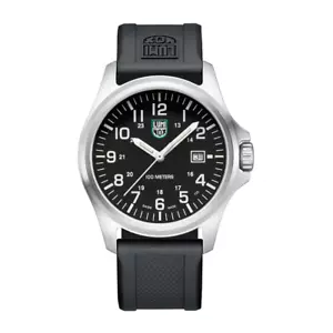 Orologio Luminox Uomo 43mm Patagonia Acciaio Quadrante Nero Cassa Argento SS 100m X2.2501 - Foto 1 di 5