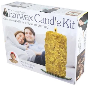 EARWAX CANDLE KIT - Prank Fake Gag Funny make your own crafts Joke Gift Box  - Picture 1 of 9